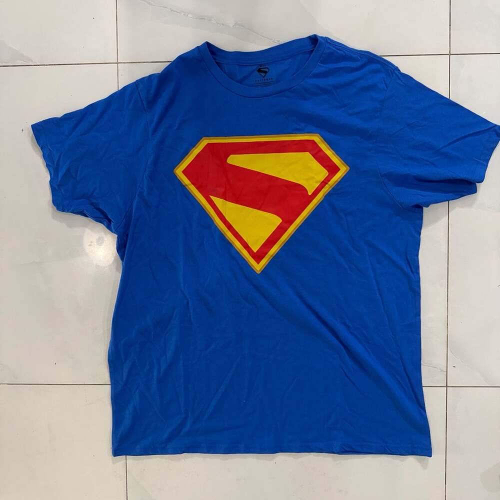 Superman Logo Blue T-Shirt XL